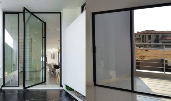 sliding door pivot door