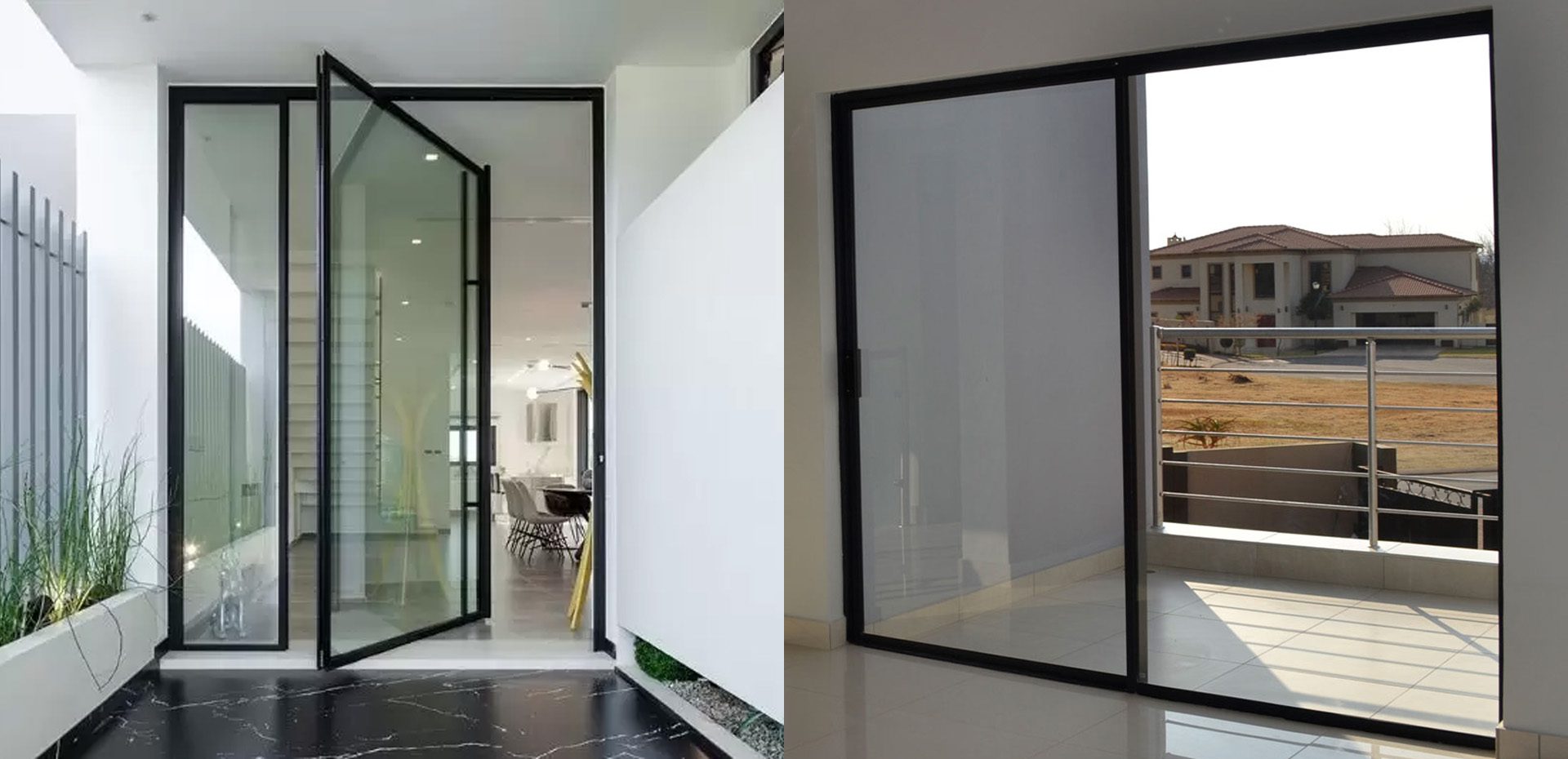 sliding door pivot door