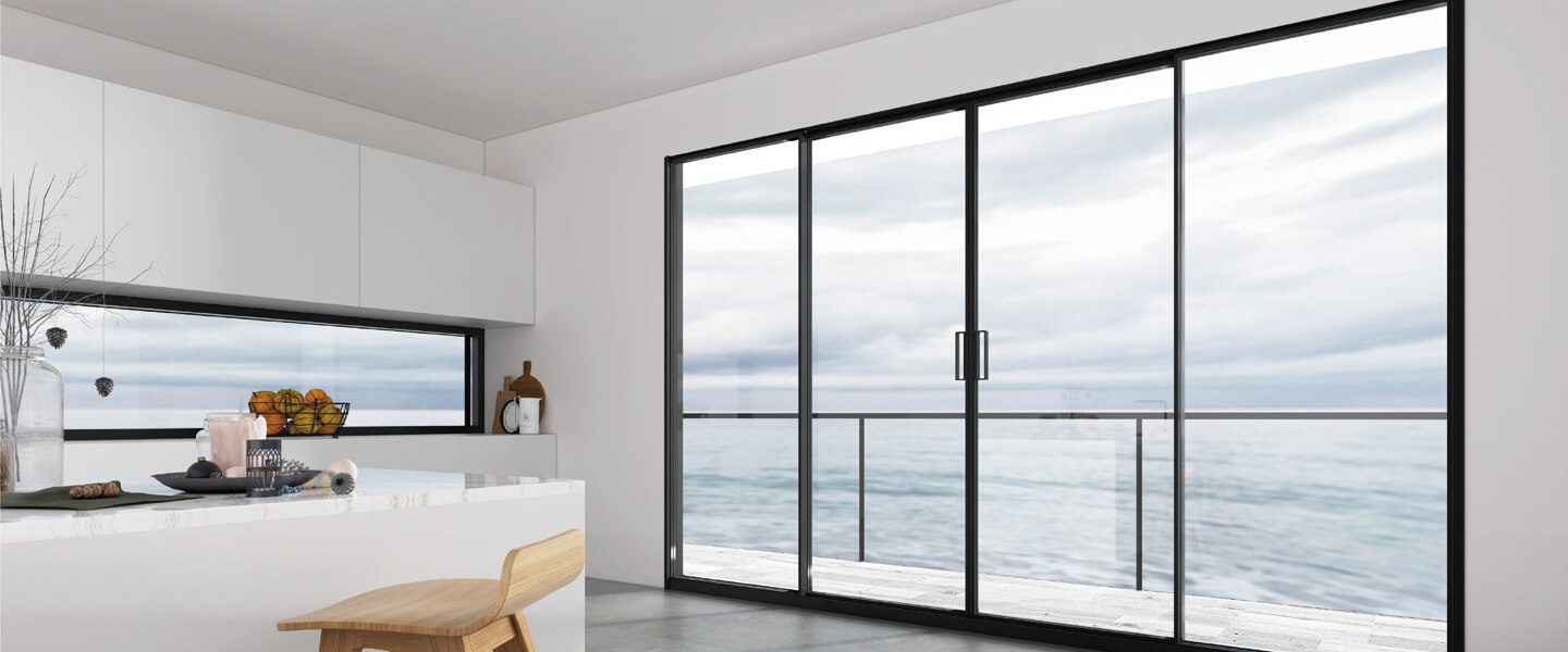 More Glass Less Frame Slim Slide Sliding Soor