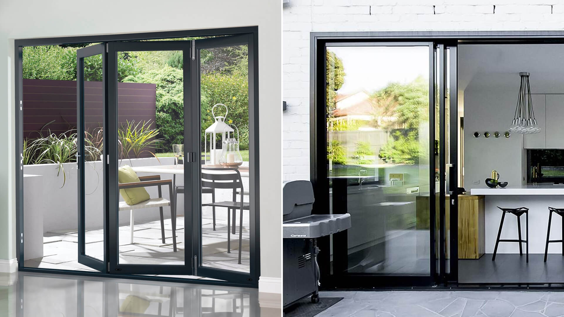 What’s the Difference Between Vision Art Aluminum’s Bi Fold Doors and the Sliding Glass Doors?