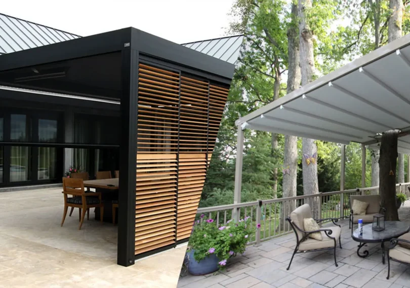 Retractable Pergola vs. Aluminum Louver Pergola: Which Outdoor System Is Better for Four-Season Living?
