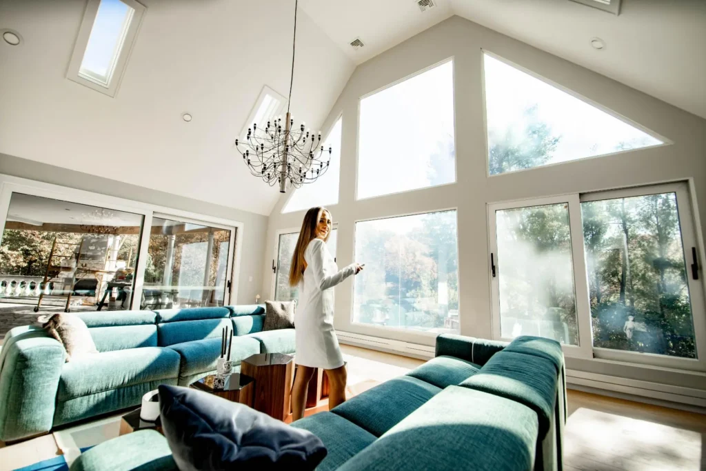 Aluminium picture windows