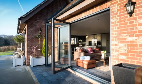 premium aluminium bi folding doors