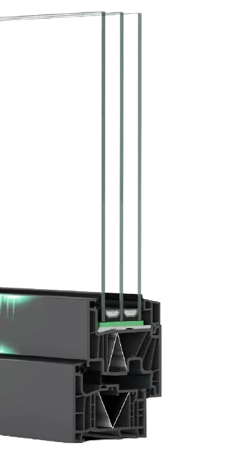 REHAU ARTEVO layered profile diagram