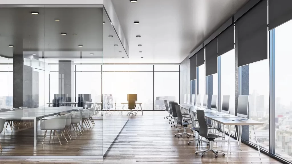 stylish office glass partitions 4