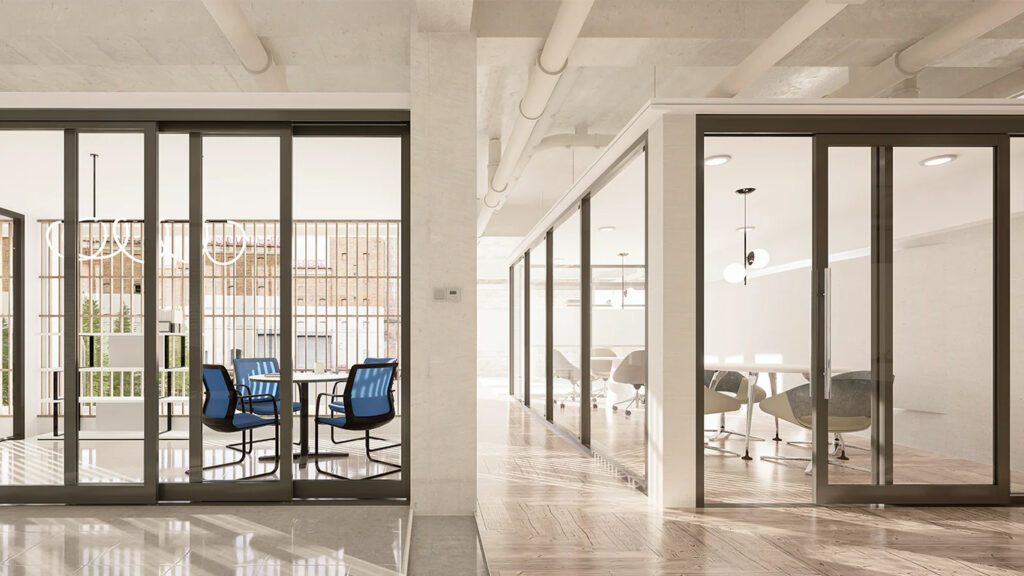 the importance of aluminum doors and windows in office interior architecture 1