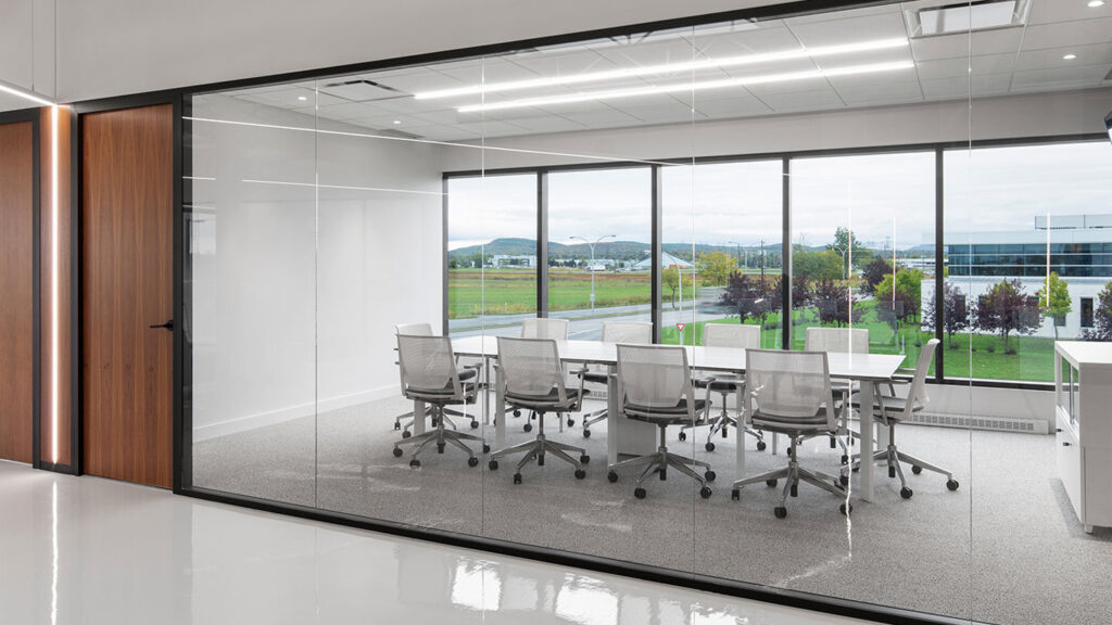 the importance of aluminum doors and windows in office interior architecture 4