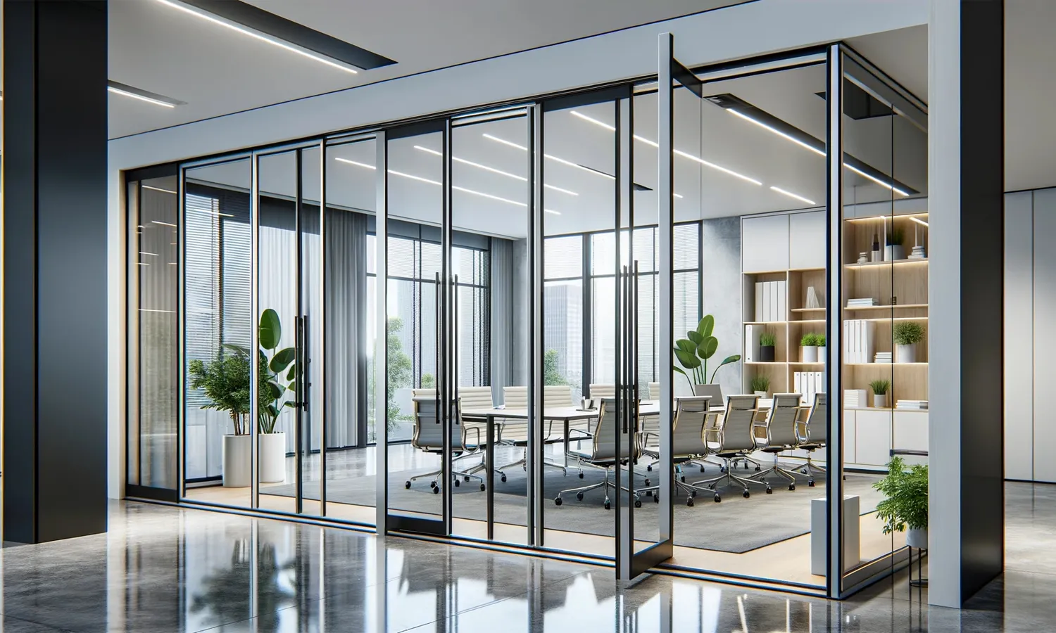 why aluminum bifold doors are the best choice for modern offices